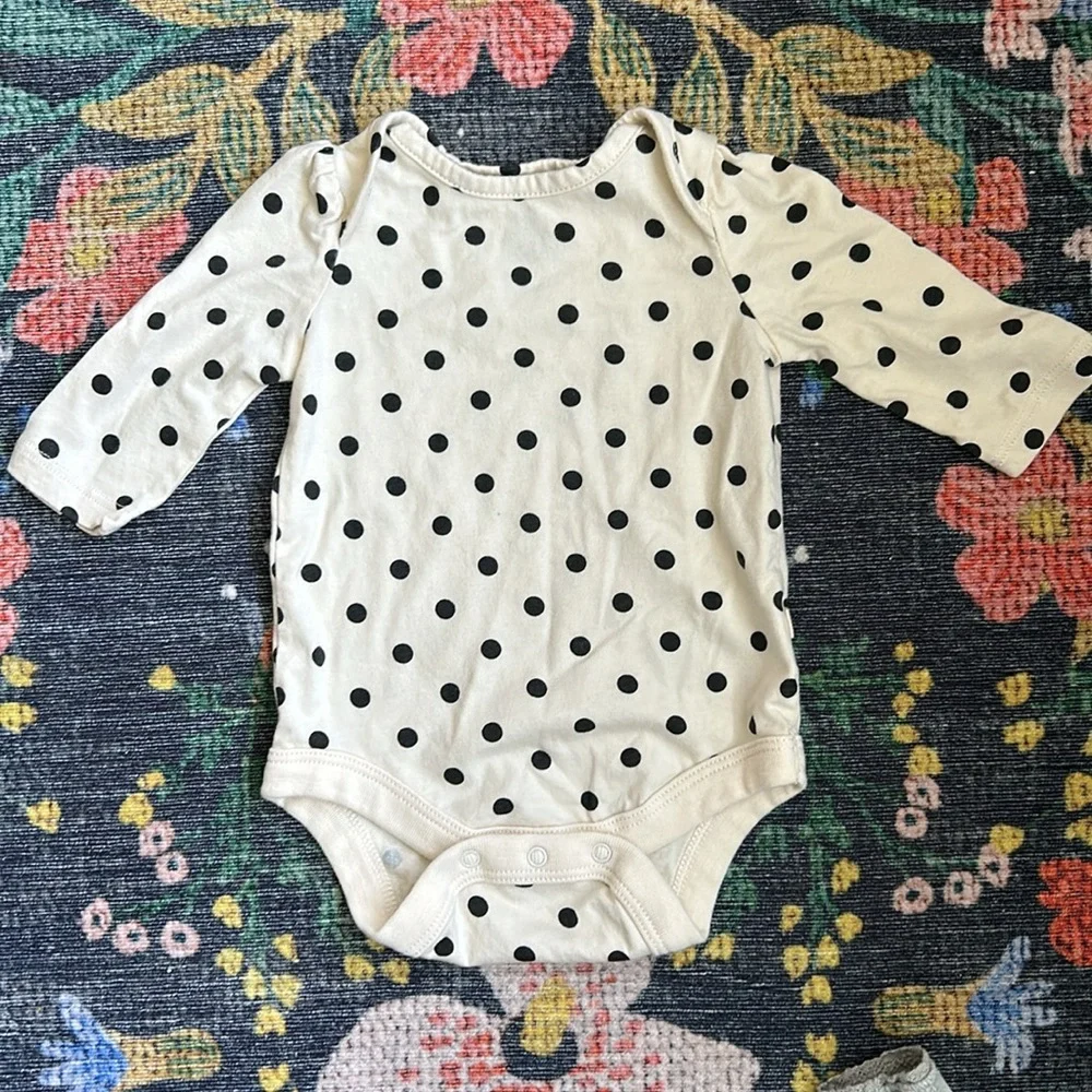 Gap Lace Trim Onesie Bundle, Size 0-3 Months